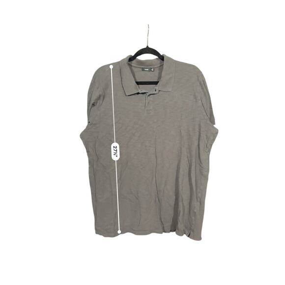 Vince Tshirt Style Men's Polo Gray Shirt SZ XL - Picture 5 of 6
